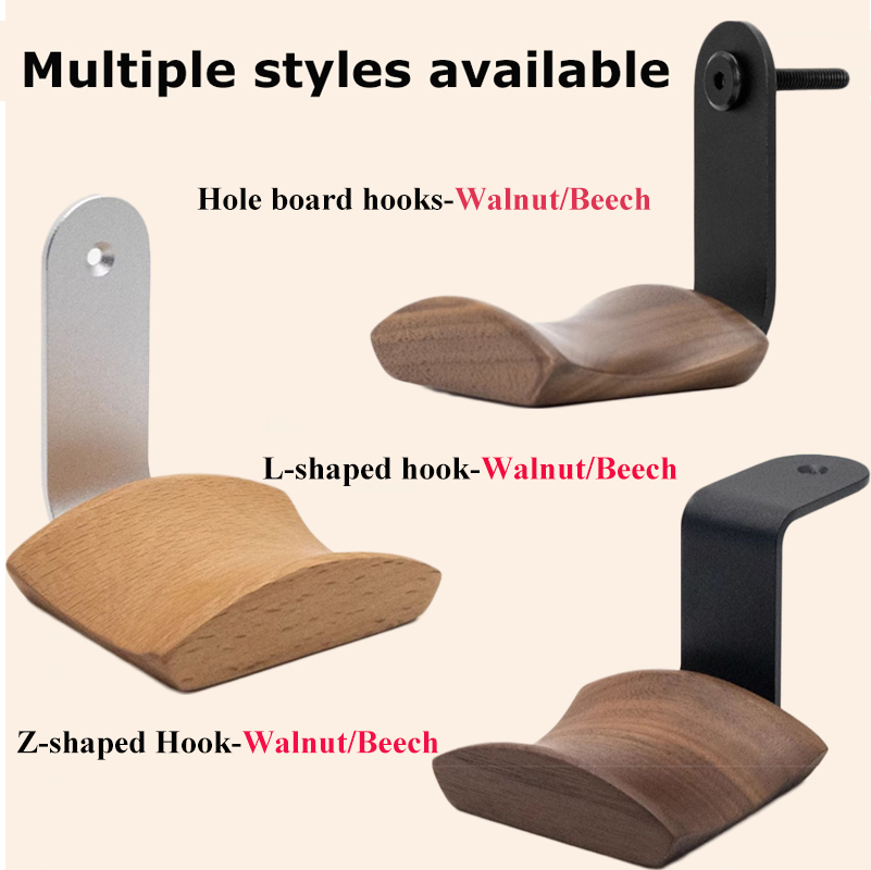 Headphone Stand Desk - Uniwersalny stojak na słuchawki z litego