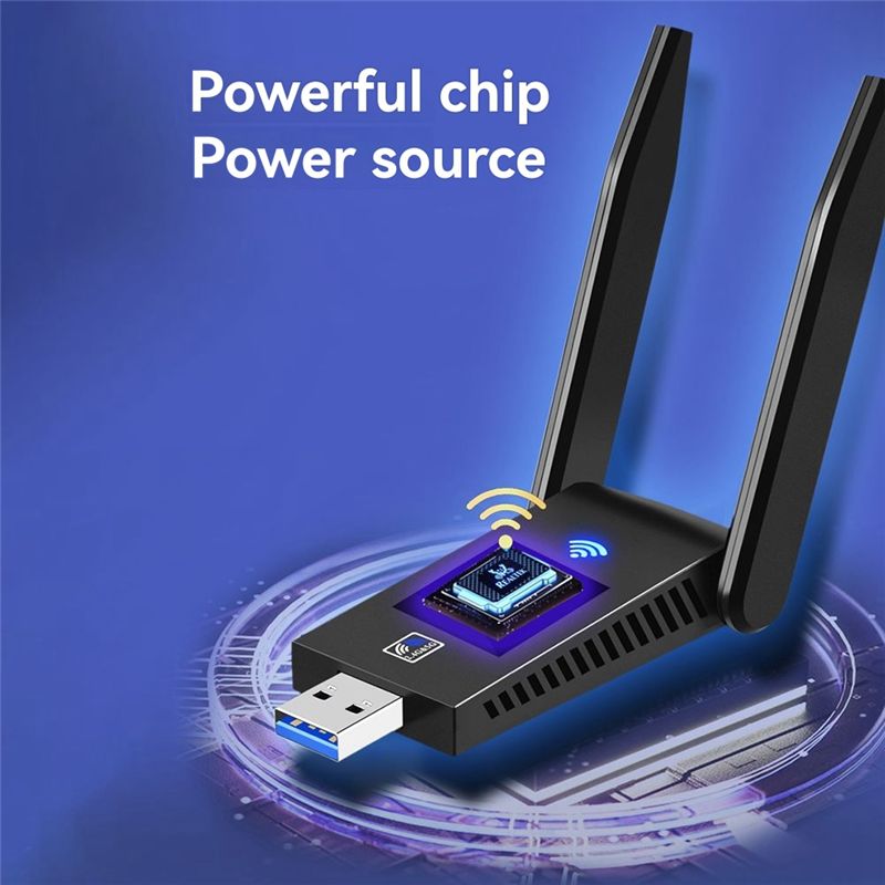 Bluetooth Adapter Receiver - N36R-1300Mbps USB 3.0 Adapter Wifi Bluetooth