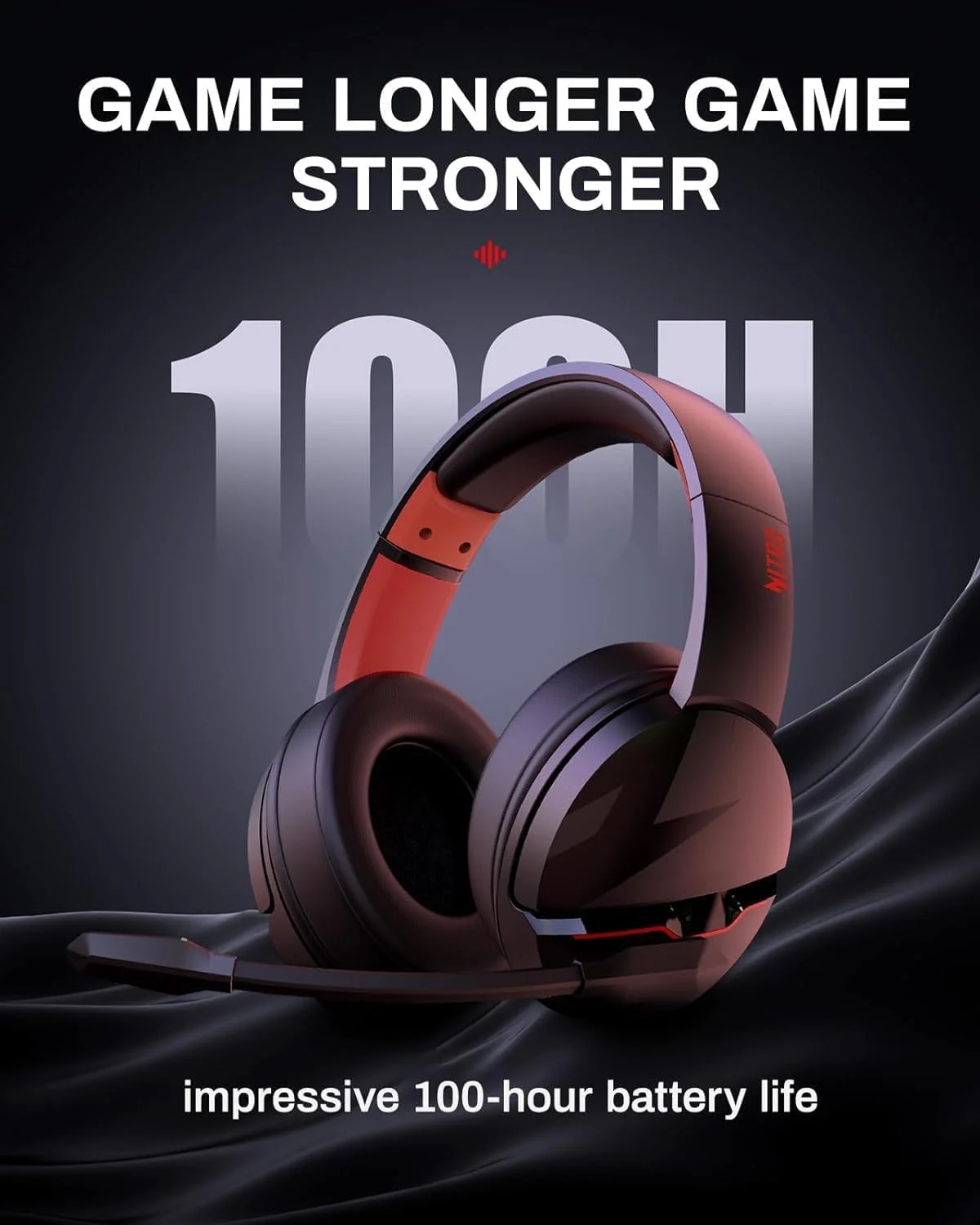 Gaming Headset Rgb - Bezprzewodowe słuchawki Acer K2 dla graczy,