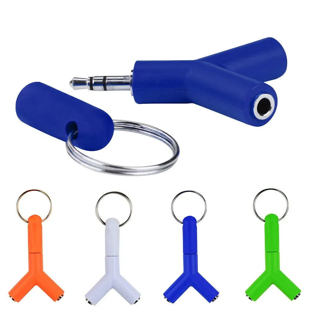 Earphone Splitter Jack - Rozdzielacz Audio Y Jack męski na