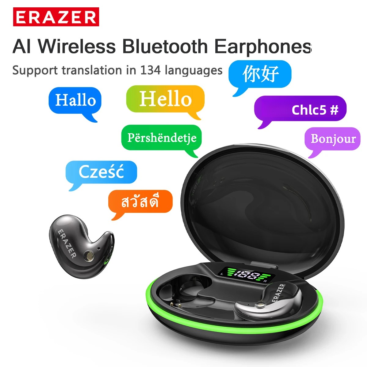 Usb C Earphone - Słuchawki douszne Bluetooth EARZER XF58 z