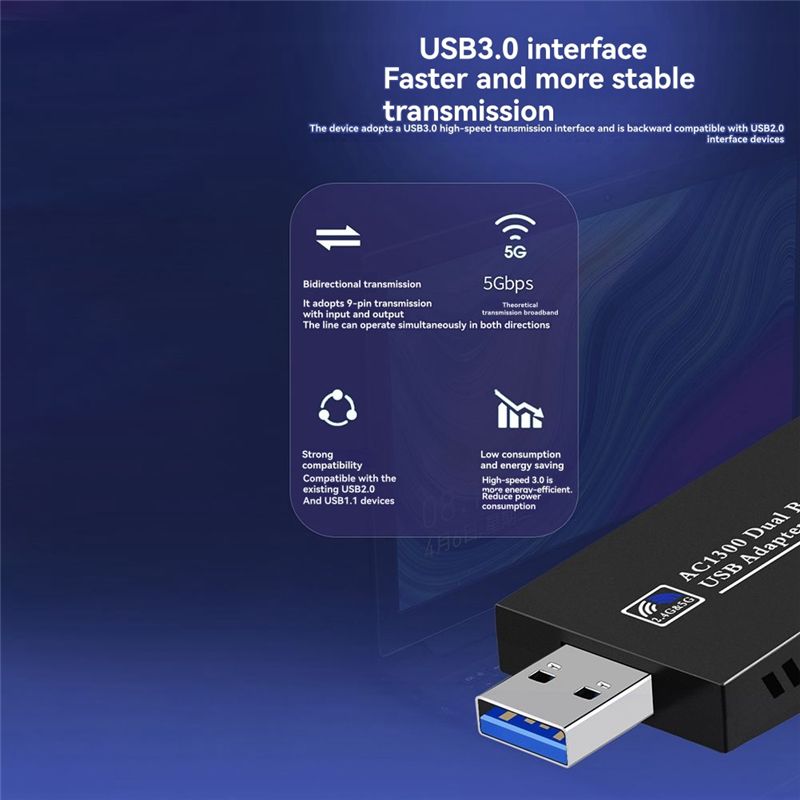 N36R-1300Mbps USB 3.0 Adapter  – Bluetooth Adapter Receiver recenzja i cena