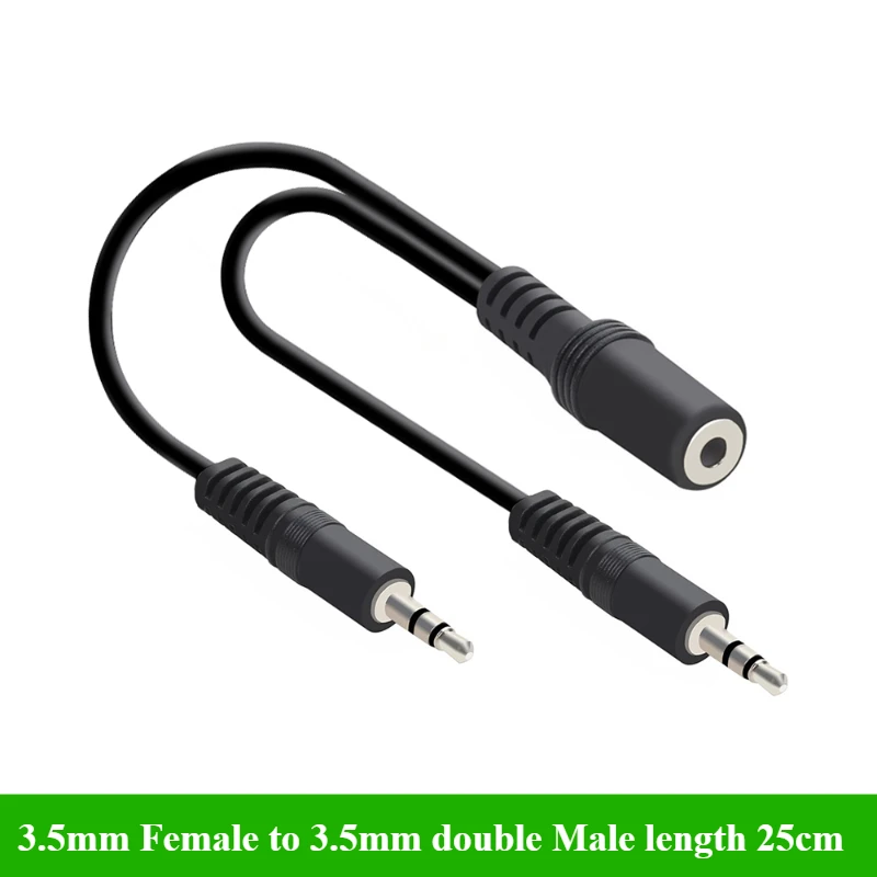 2/5 szt./partia Kabel rozdziel – Earphone Splitter Jack recenzja i cena