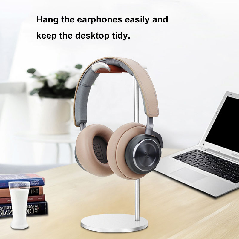 Zakrzywiony aluminiowy stojak  – Headphone Stand Desk recenzja i cena