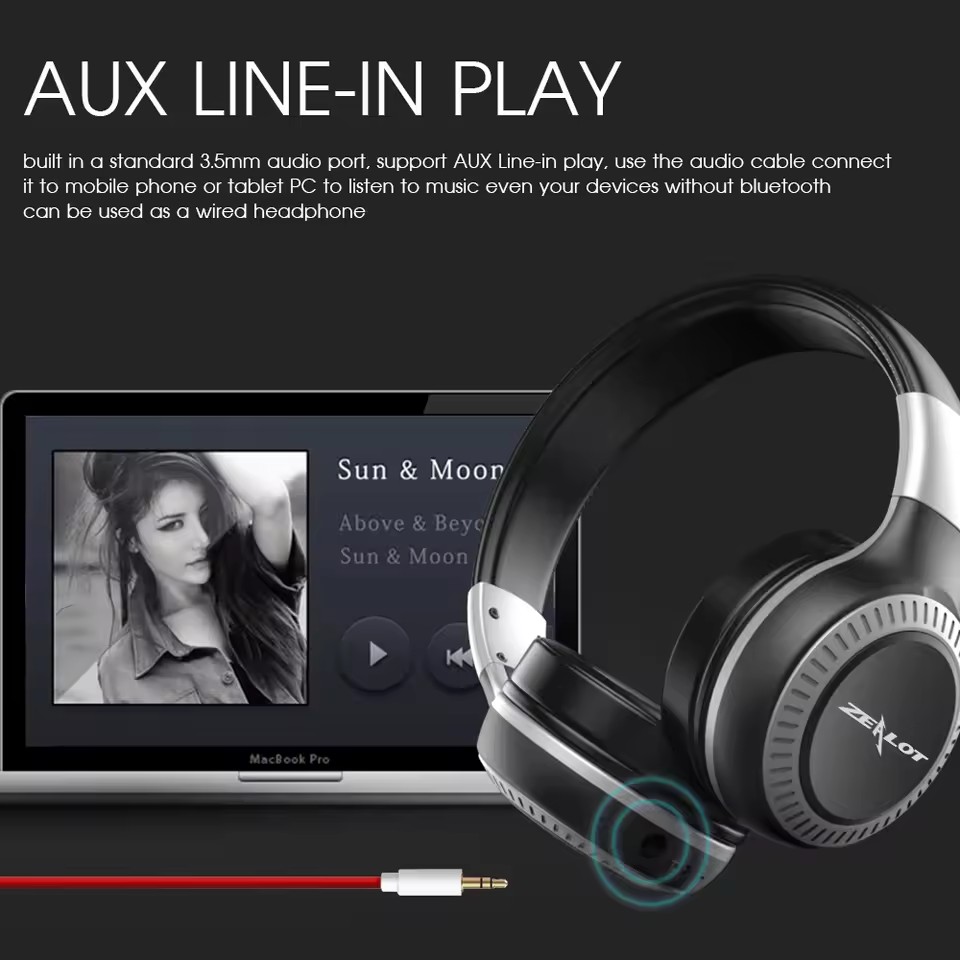 Słuchawki Bluetooth ZEALOT B19 – Audiophile Headphone Wired recenzja i cena